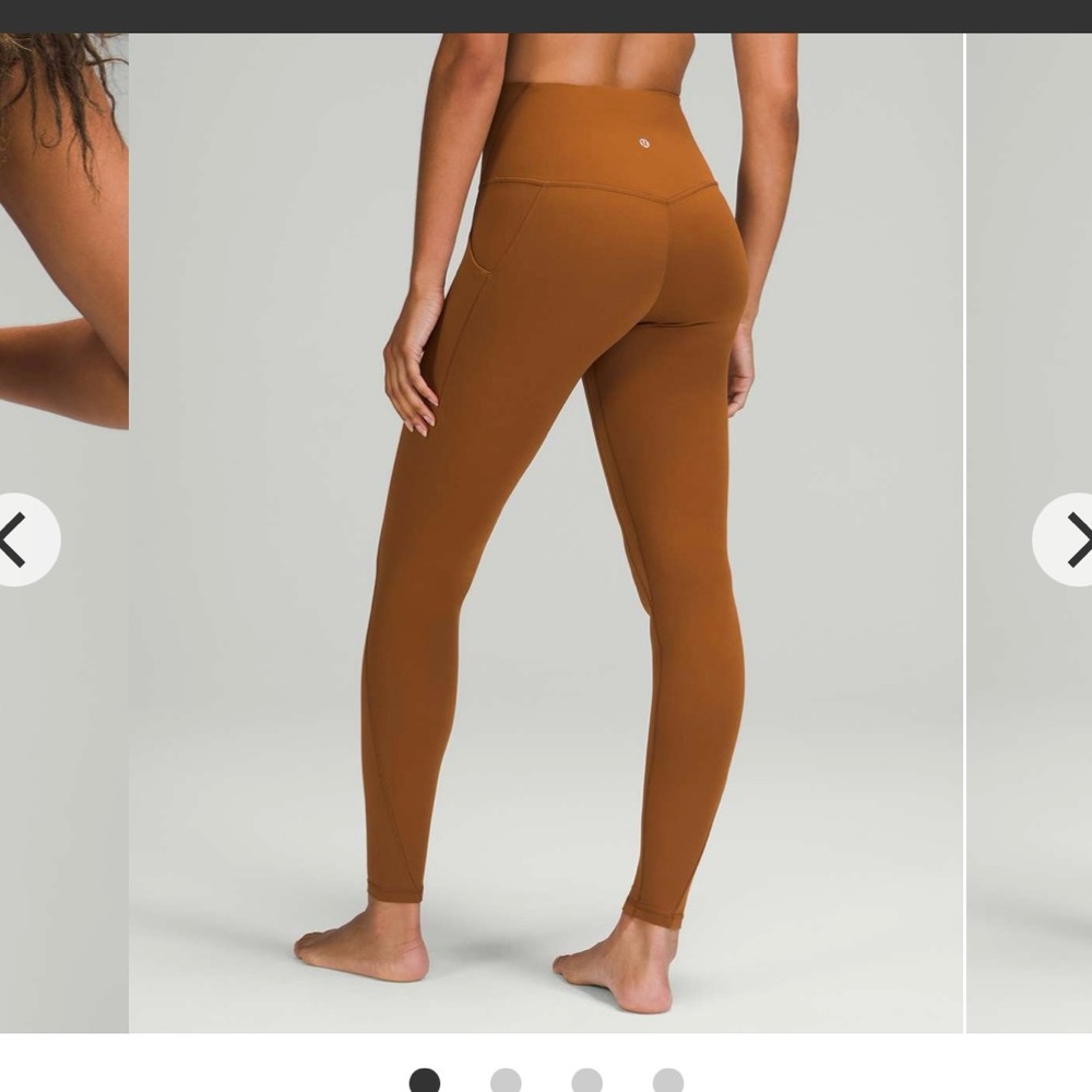 lululemon copper brown leggings